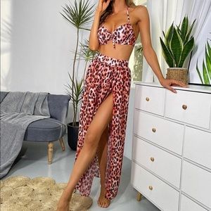 3 piece Bikini & Coverup Set